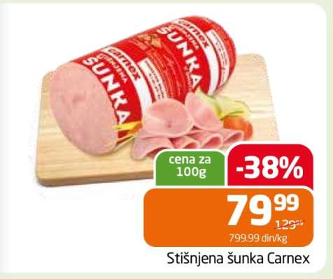 STIŠNJENA ŠUNKA Carnex