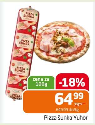 Pizza šunka Yuhor