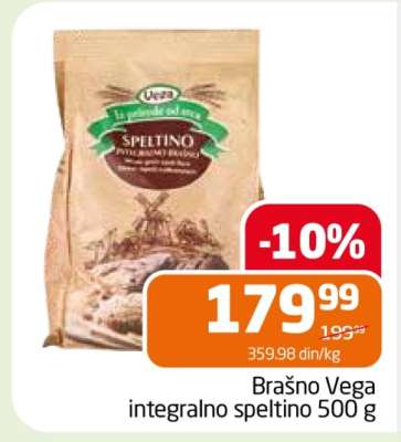 Brašno Vega integralno speltino 500 g