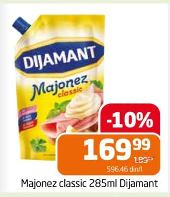 Majonez classic 285ml Dijamant