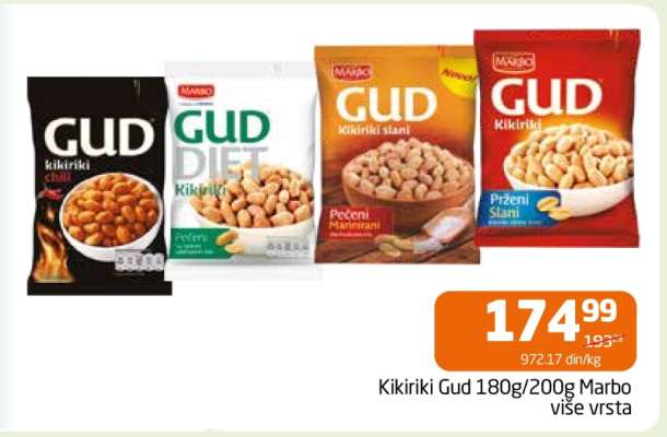 Kikiriki Gud 180g/200g Marbo
