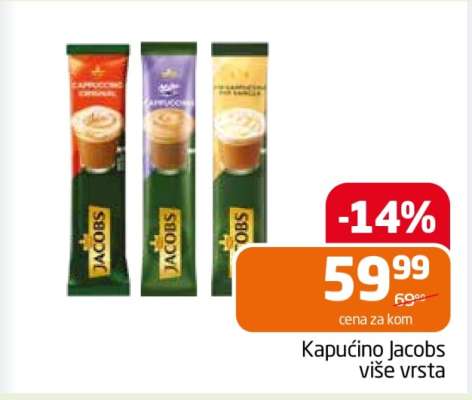 Kapućino Jacobs više vrsta