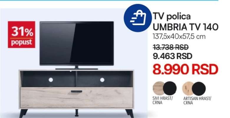 TV polica UMBRIA TV 140