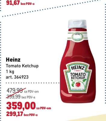 Heinz tomato ketchup