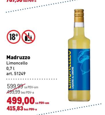 Madruzzo Limoncello