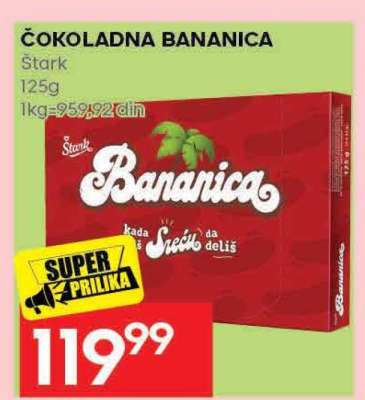 ČOKOLADNA BANANICA