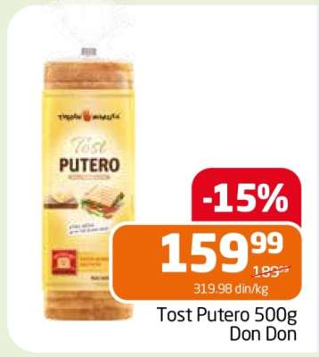 Tost Putero 500g Don Don