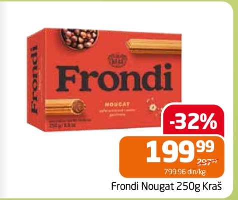 Frondi Nougat 250g Kraš