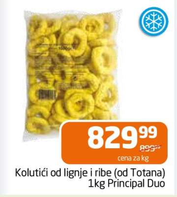 Kolutići od lignje i ribe (od Totana) 1kg Principal Duo