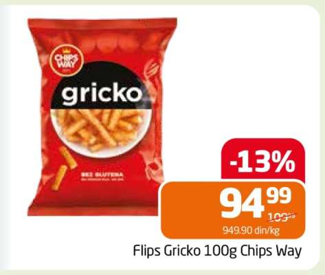 Flips Gricko 100g Chips Way