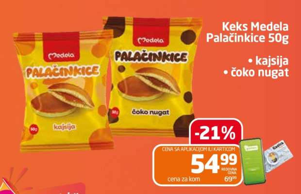 Keks Medela Palačinkice 50g