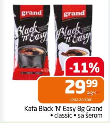 Kafa Black ‘N’ Easy 8g Grand