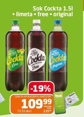 Sok Cockta 1,5l