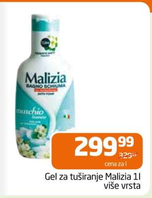 Gel za tuširanje Malizia 1l