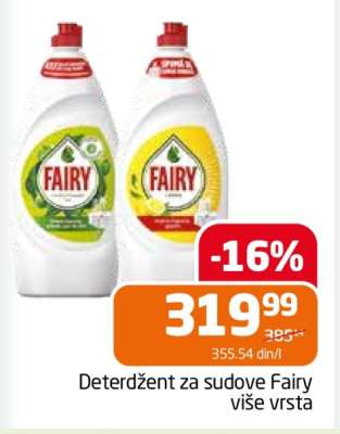 Deterdžent za sudove Fairy