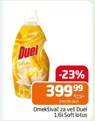 Omekšivač za veš Duel 1,6l Soft lotus