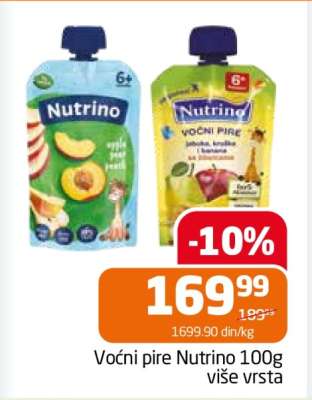 Voćni pire Nutrino 100g