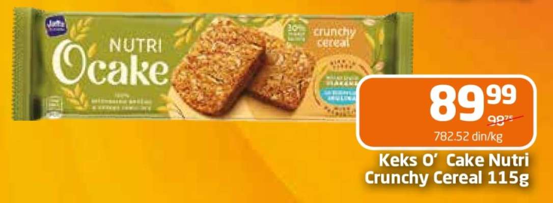 Keks O’ Cake Nutri Crunchy Cereal 115g