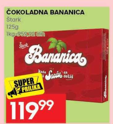 ČOKOLADNA BANANICA