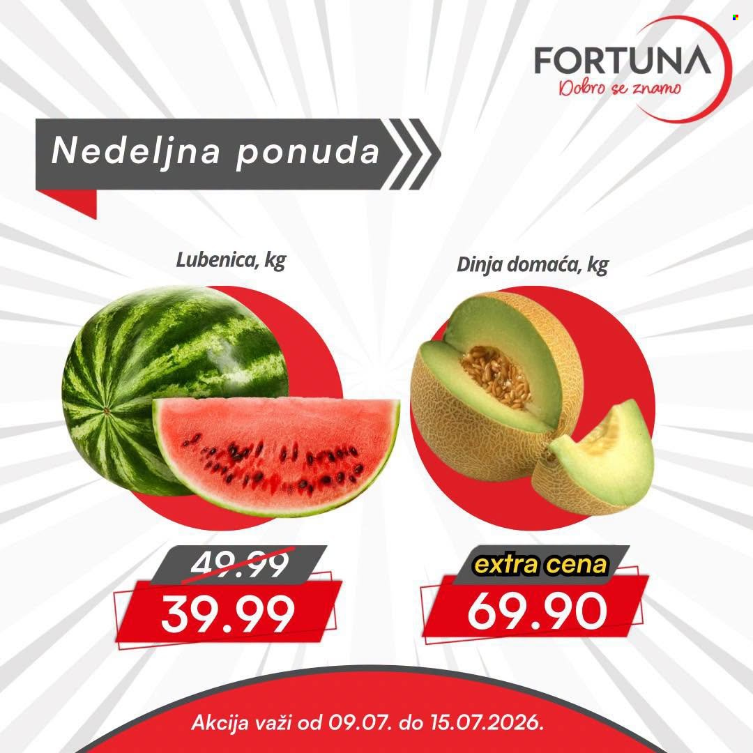 Fortuna Market katalog - 09.07.2026 - 15.07.2026. Stranica 1