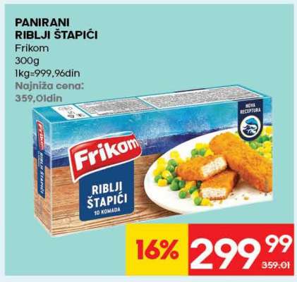 Panirani riblji štapići