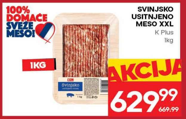 SVINJSKO USITNJENO MESO XXL