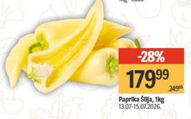 Paprika šilja 1kg