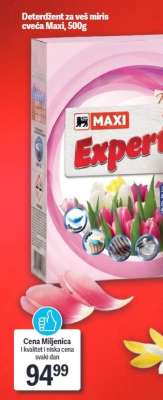 Deterdžent za veš miris cveca Maxi, 500g