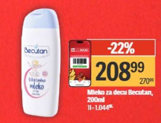 Mleko za decu Becutan , 200ml