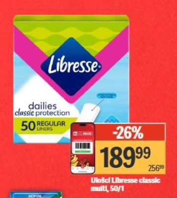 Uložci Libresse classic multi, 50/1