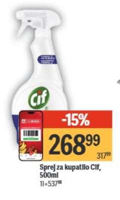 Sprej za kupatilo Cif 500ml