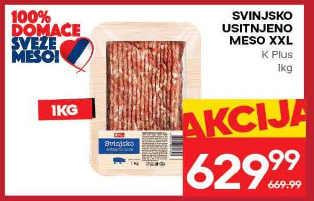 SVINJSKO USITNJENO MESO XXL