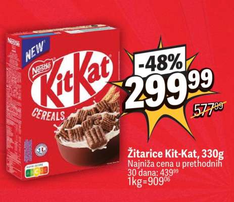 Žitarice Kit Kat 330g
