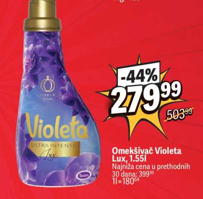 Omekšivač Violeta Lux, 1.55l