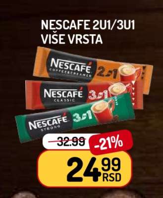 Nescafe 2u1/3u1