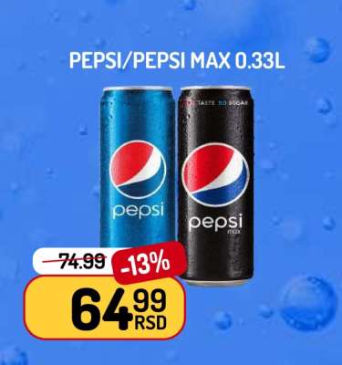 Pepsi, Pepsi Max, 0,33l
