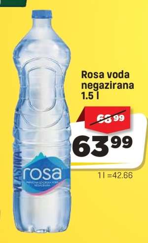 Rosa voda negazirana 1,5 l
