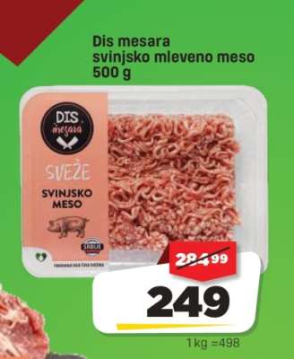 DIS mesara Svinjsko mleveno meso 500 g