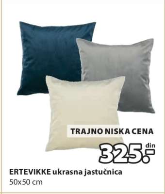 ERTEVIKKE UKRASNA JASTUČNICA