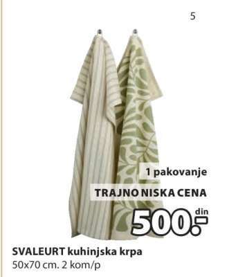 SVALEURT kuhinjska krpa