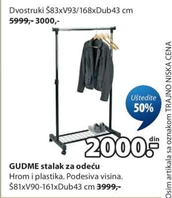 GUDME STALAK ZA ODEĆU