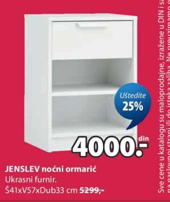 JENSLEV NOĆNI ORMARIĆ