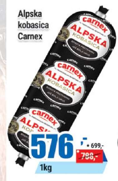 ALPSKA KOBASICA Carnex