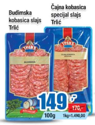 Budimska kobasica slajs Trlić