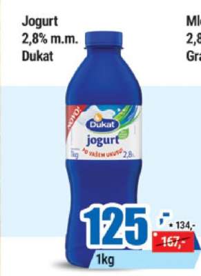 Jogurt 2,8% m.m. Dukat