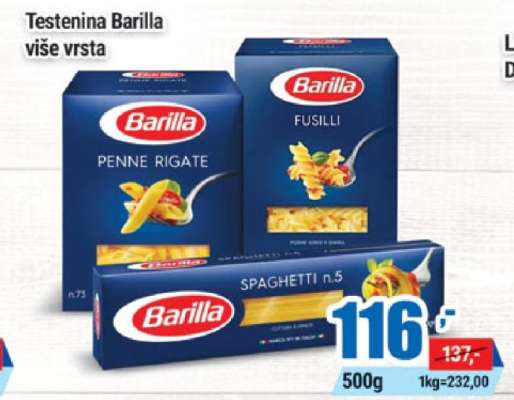 Testenina Barilla