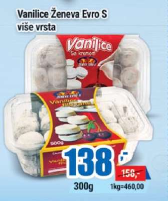 Vanilice Ženeva Evro S