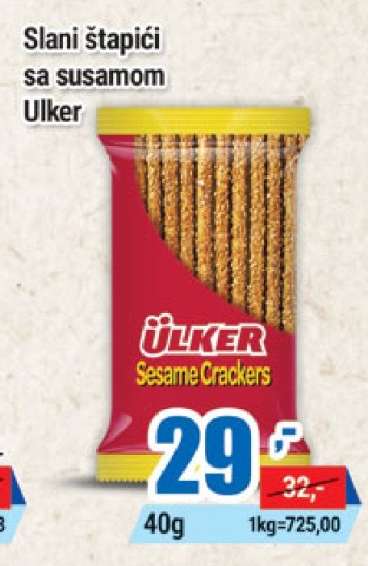 Slani štapići sa susamom Ulker