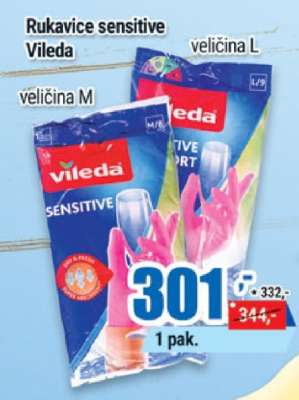 Rukavice sensitive Vileda