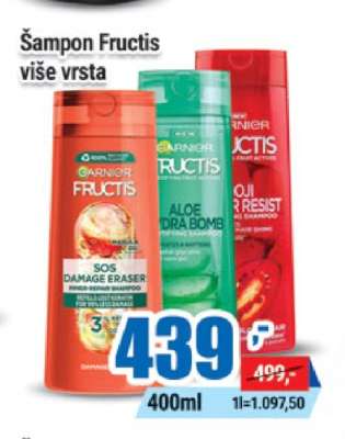Šampon Fructis